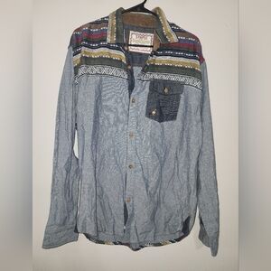 Staple Button Front Shirt Size XL